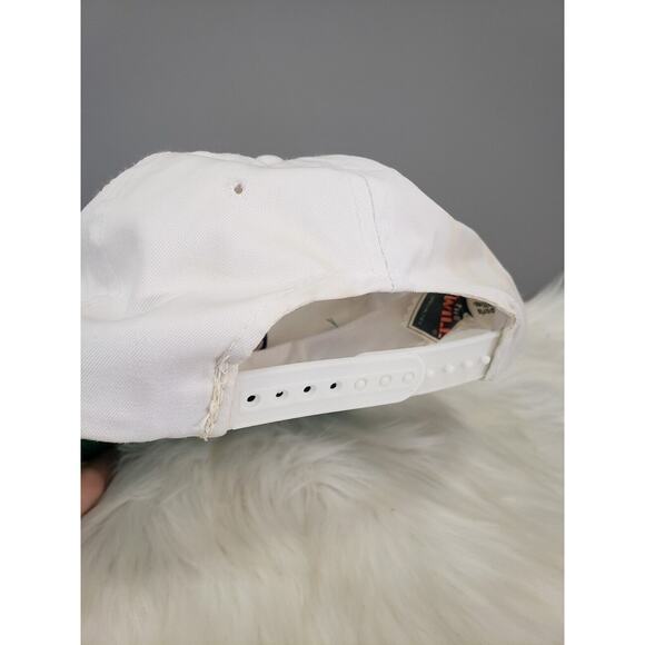 VTG NFL Logo Shield Umpire white snapback hat cap 90s Sports Specialties Twill - Picture 7 of 10